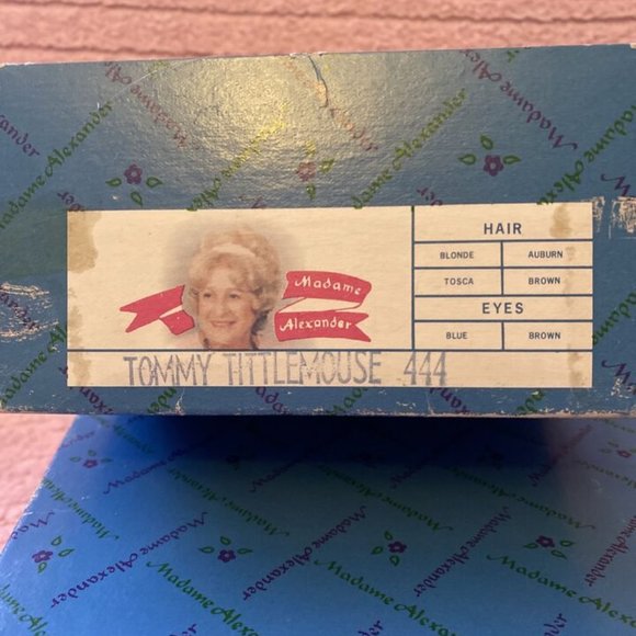 VTG Madam Alexander TOMMY TITTLEMOUSE #444 Collectible Nursery Rhyme Y2K Unisex - Picture 7 of 12
